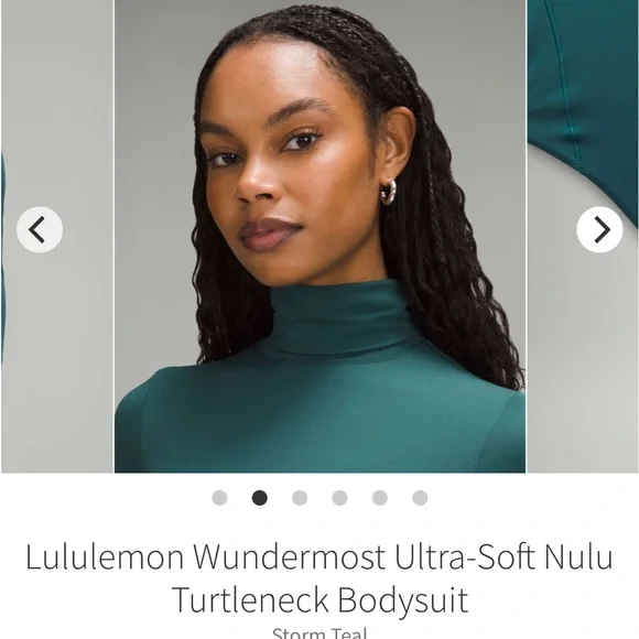 lululemon athletica Teal Turtleneck Bodysuit - Picture 4 of 8